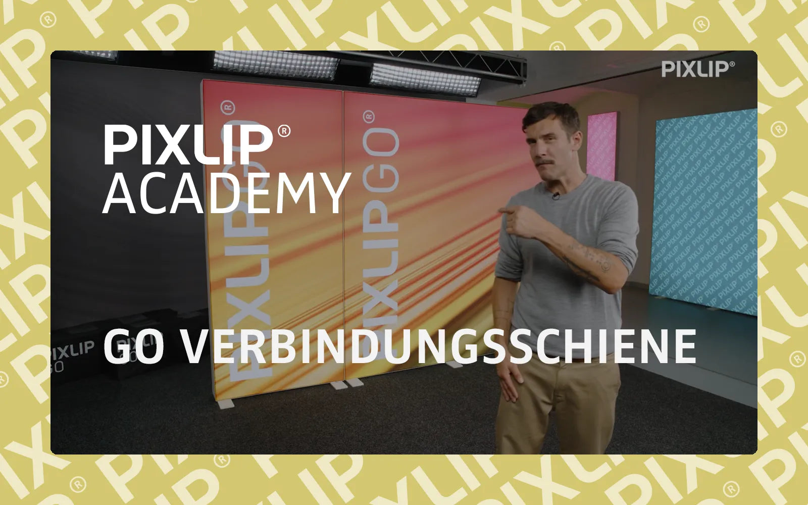 PIXLIP Academy - GO VERBINDUNGSSCHIENE