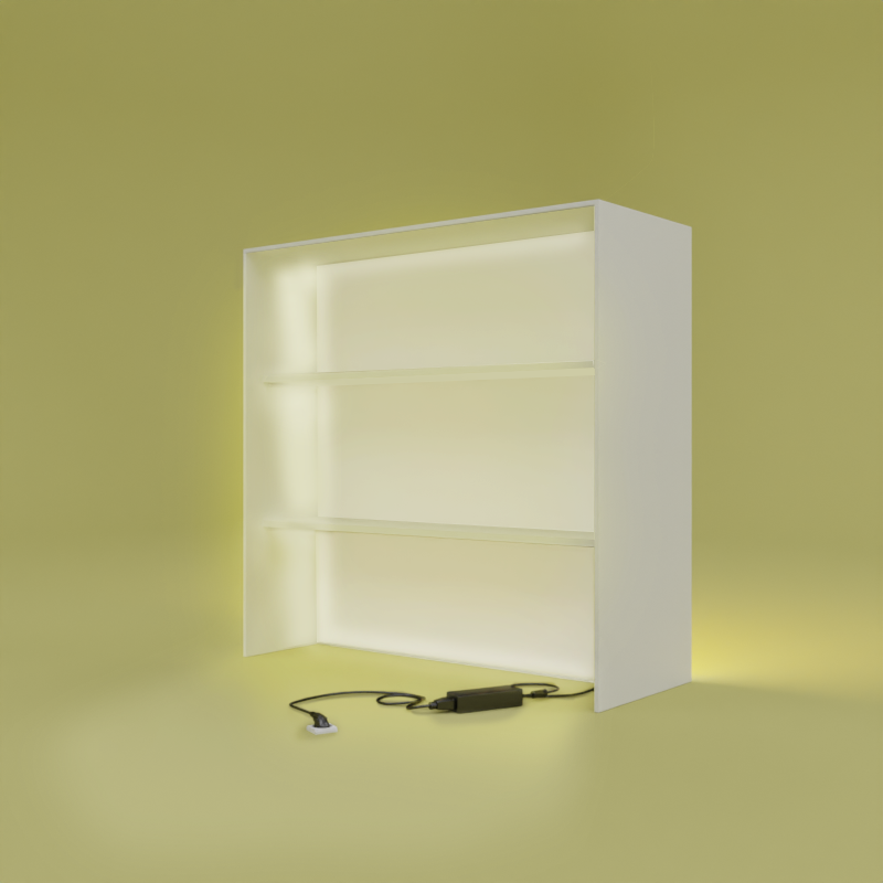 GO WIT LICHT 100×100 INCL. KABELDOORGANG